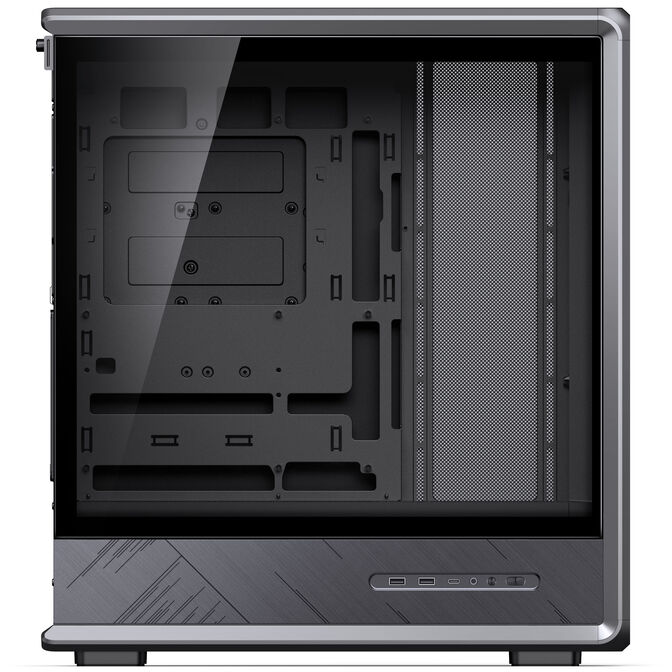 Jonsbo D401 PC Case, Mid-Tower, ATX, Tempered Glass - black image number 7