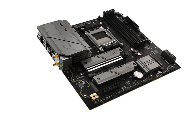 Sapphire Pulse B850M WiFi motherboard, Socket AM5, AMD B850, mATX, DDR5 image number 6