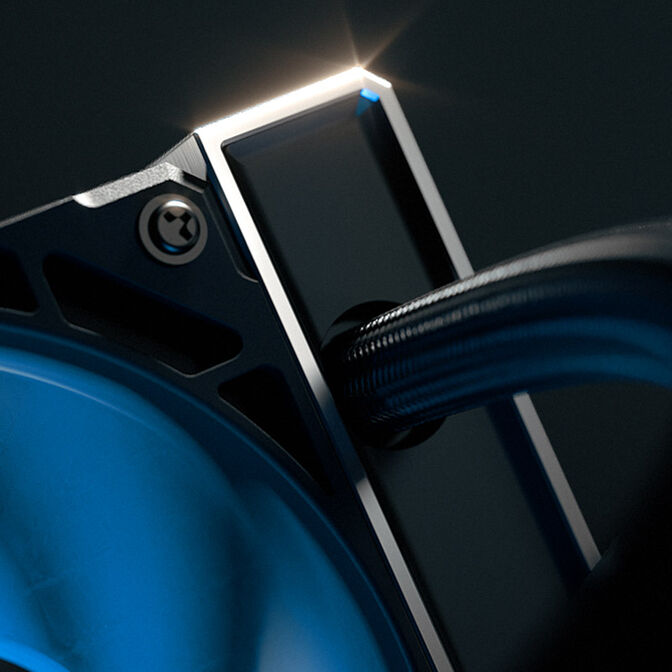 EK Water Blocks EK-Nucleus AIO CR240 Lux D-RGB AiO Wasserk&uuml;hlung - 240 mm, schwarz image number 3