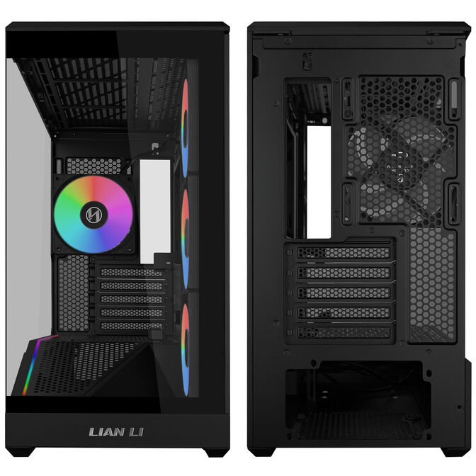Lian Li VECTOR V100 MINI PC Case, Micro-ATX, Tempered Glass - Black image number 4