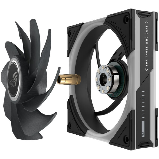ASUS ROG Eurux GR120 ARGB PWM L&uuml;fter - Reverse Blade, 3er-Pack, schwarz image number 18