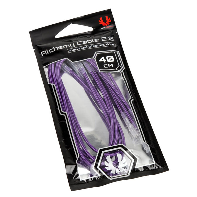 BitFenix Alchemy 2.0 PSU Cable, 5x 40cm - lila image number 4