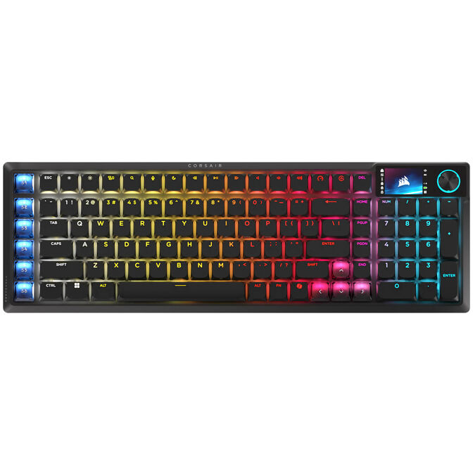 Corsair Vanguard Air 99 Wireless Gaming Keyboard, optical-mechanical, low profile, 8K polling, DE layout - black image number 0