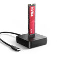 AXAGON ADSA-M2C11L M.2-NVMe-Dockingstation, USB-C 10Gbps, M.2 2230-22110 - schwarz image number null