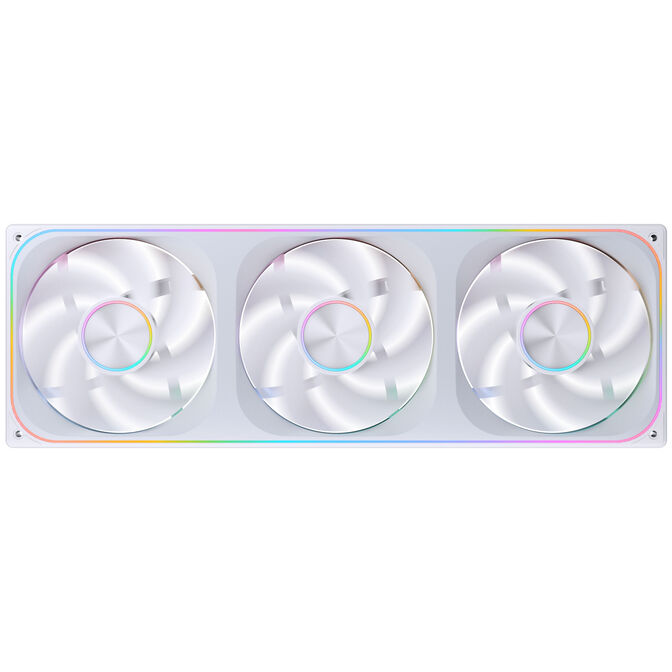 Jonsbo ZA-420WR PWM Fan, Reverse, ARGB - 3x 140mm, white image number 6