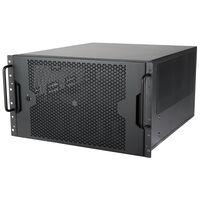 SilverStone RM600 Rackmount-Geh&auml;use, E-ATX / SSI-EEB, 6U-Formfaktor - dunkelgrau