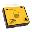 Corsair Hydro X Series Adapter 45 Grad G1/4 Zoll AG auf G1/4 Zoll IG - 2er Pack, drehbar, schwarz image number null