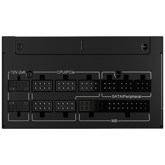 APNX MAX G1 1.200W 80 PLUS Gold Netzteil, ATX 3.1, PCIe 5.1, vollmodular, kompakt - 1.200 Watt, schwarz image number 4