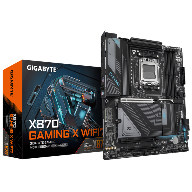 Gigabyte X870 Gaming X motherboard, Socket AM5, AMD X870, ATX, DDR5 image number 0