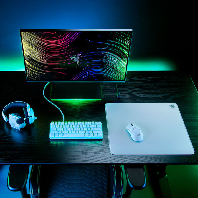 Razer Atlas Tempered Glass Gaming Mauspad - wei&szlig; image number 3