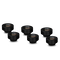 Thermal Grizzly DeltaMate Extender Fitting - MF7, schwarz, 6er-Pack