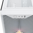 Corsair 3200D RS ARGB PC Case, Mid-Tower, ATX, Tempered Glass - White image number null