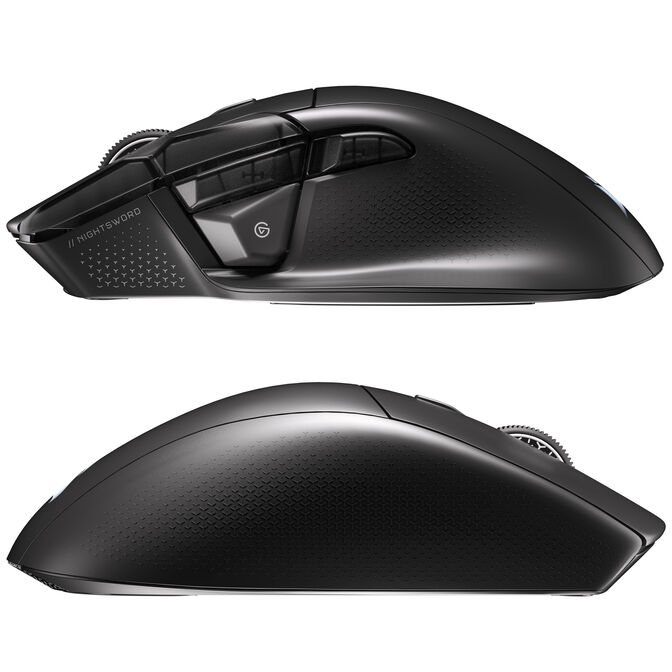 Corsair Nightsword v2 Wireless Gaming Mouse, Optical Sensor, 8,000Hz, RGB - Black image number 4