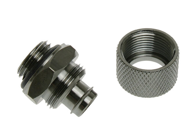 Bitspower Anschluss gerade G1/4 Zoll AG auf 11/8mm - schwarz gl&auml;nzend image number 2