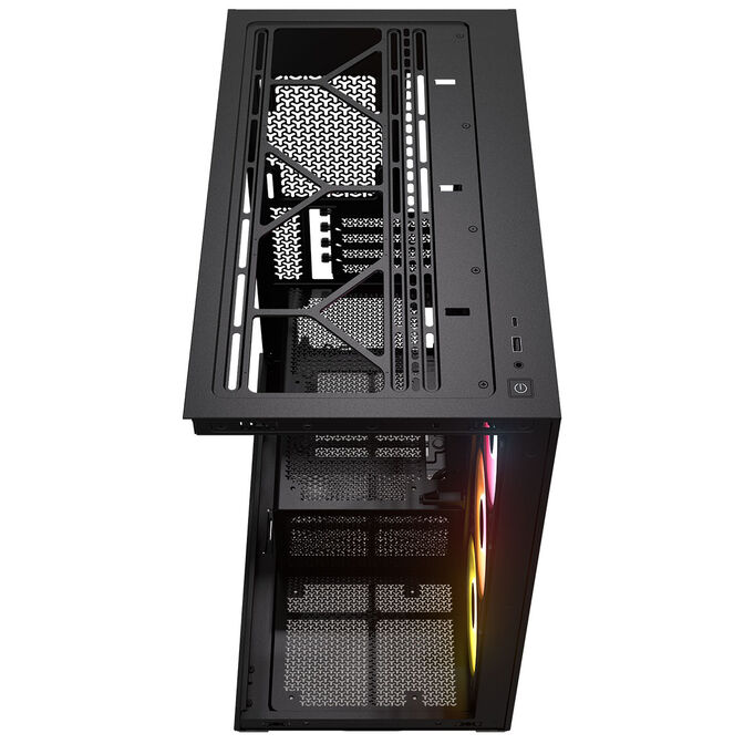 Corsair 2800X RS-R ARGB PC-Geh&auml;use, Mini-Geh&auml;use, mATX, Tempered Glass - inklusive 3x 120-mm-L&uuml;fter, schwarz image number 3