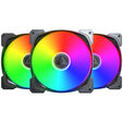 Montech HP140 PWM ARGB Fan, 3-Pack - 140mm, black image number null