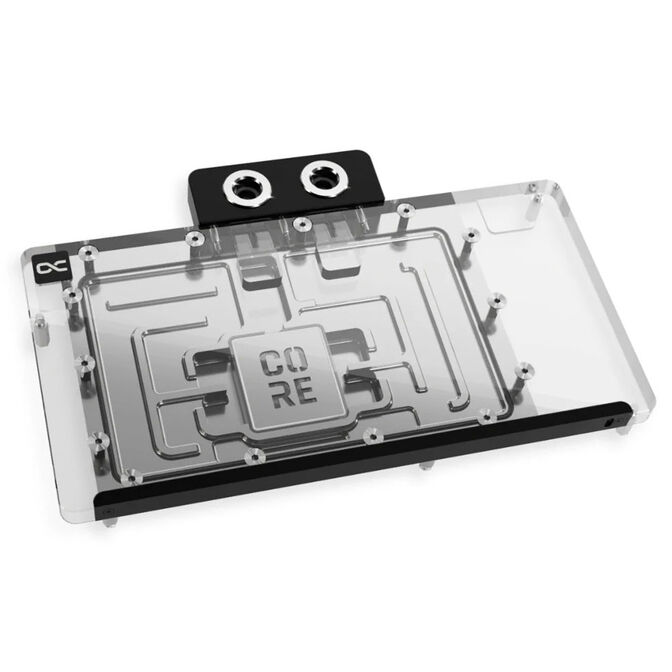 Alphacool Core GeForce RTX 5080 Solid + AMP Wasserblock, Backplate - Acryl, schwarz image number 1