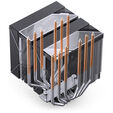 Jonsbo CA80 CPU-K&uuml;hler, Dual-Tower, 2 x 120mm, PWM, RGB - schwarz image number null