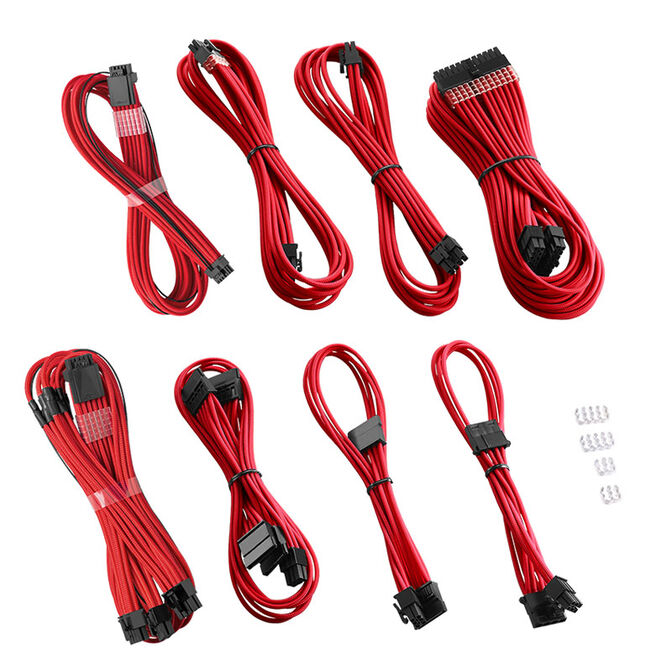 CableMod RT-Series PRO ModMesh 12VHPWR Dual Cable Kit for ASUS/Seasonic - red image number 0
