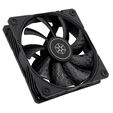 SilverStone Shark Force Fan, 120mm - black image number null