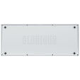 Glorious GMMK Pro White Ice 75% TKL Keyboard - Barebone, ANSI Layout, Silver image number null