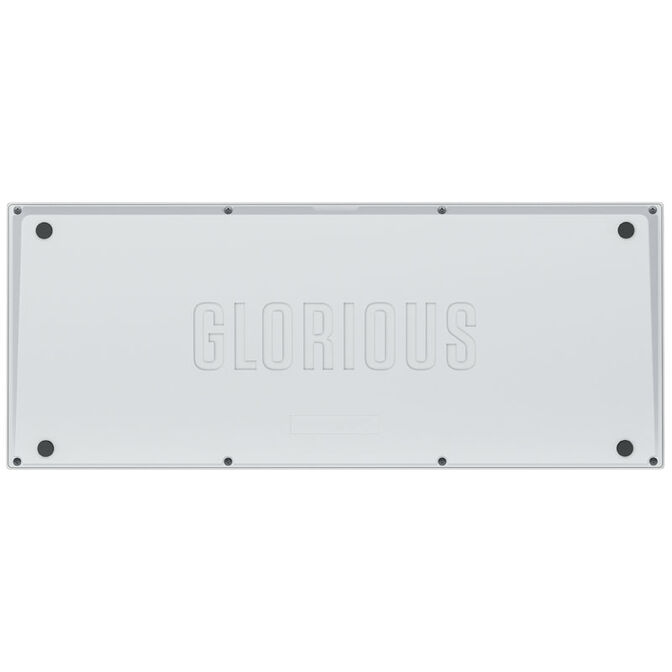 Glorious GMMK Pro White Ice 75% TKL Keyboard - Barebone, ANSI Layout, Silver image number 4