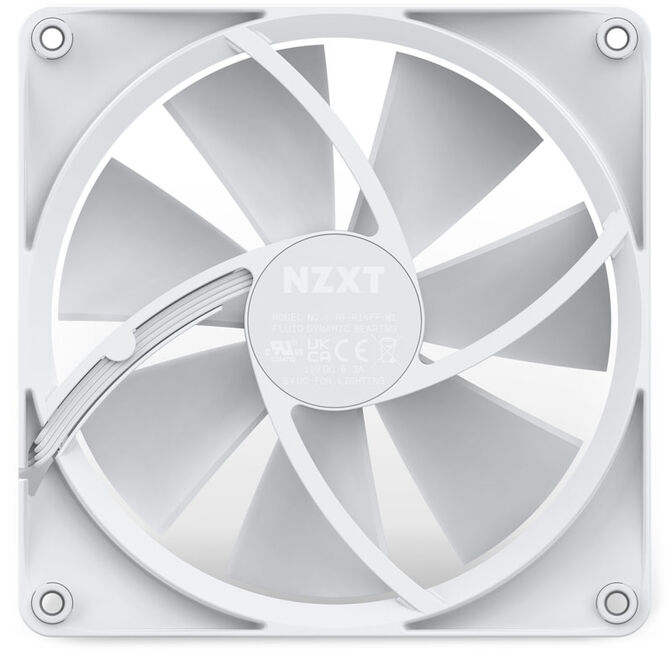NZXT F140 PWM-L&uuml;fter, wei&szlig; image number 5