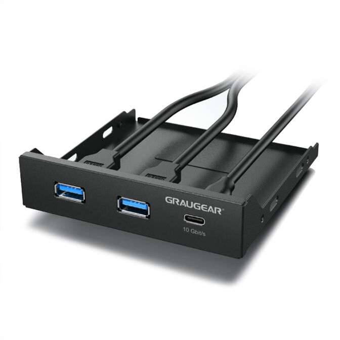 Graugear Multi Frontblende mit USB Hub image number 1