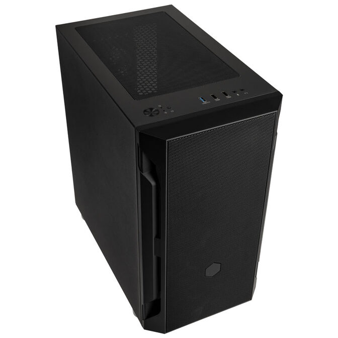 SilverStone Fara H1M Micro-ATX Case - black image number 1