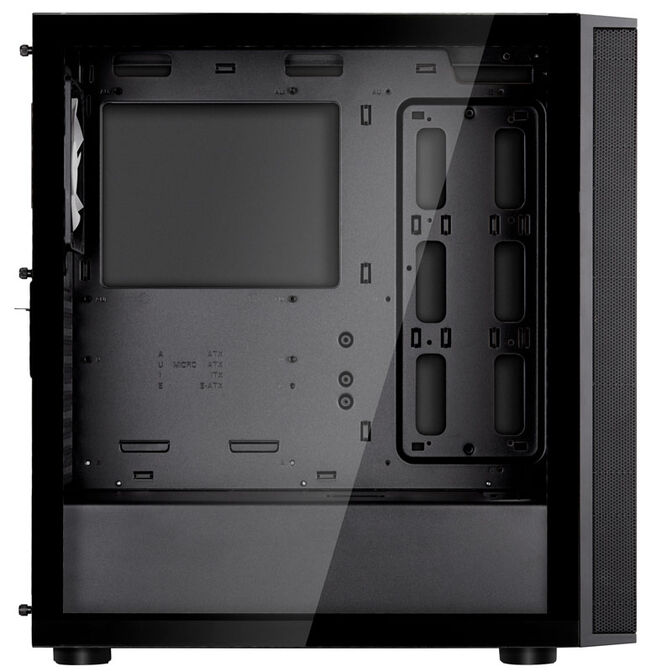SilverStone Fara R1 V2 Midi-Tower, Tempered Glas - schwarz image number 3
