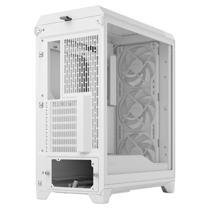 Fractal Design Meshify 3 White TG Clear PC Case, Mid Tower, E-ATX - White image number 6