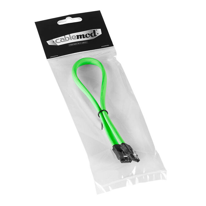 CableMod ModMesh SATA 3 Cable 60cm - hellgr&uuml;n image number 3