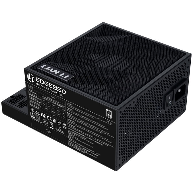 Lian Li EDGE EG0850 80 PLUS Platinum Netzteil, PCIe 5.1, ATX 3.1 - 850 Watt, schwarz image number 3