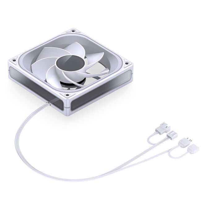 Jonsbo ZA-120 Fan, Reverse Blade, PWM, ARGB - 120mm, white image number 9