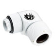 Bitspower Advanced Multi-Link Adapter Connection 90 Degrees G1/4 Inch Male Thread to 12mm OD Hard Tube - Rotatable. image number null