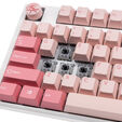 Ducky One 3 Gossamer TKL Pink Gaming Keyboard - MX-Black Clear Top (US) image number null