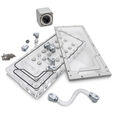 EK Water Blocks EK-QuantumX Loophole Distroplate D5 PWM - silber image number null