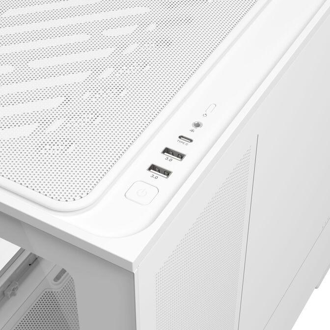 ASUS Prime AP202 ARGB PC-Geh&auml;use, Midi Tower, mATX, ARGB, Tempered Glass - wei&szlig; image number 11
