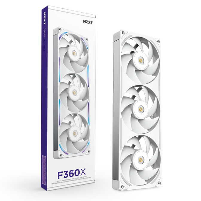 NZXT Performance F360X Einzelrahmenl&uuml;fter, aRGB, LCP-Rahmen - schwarz, 360mm image number 17