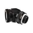 PHANTEKS Glacier Rotary Anschluss 45 Grad G1/4 Zoll AG auf 12mm AD Hardtube - drehbar, schwarz image number null