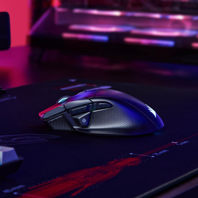 Corsair Nightsword v2 Wireless Gaming Mouse, Optical Sensor, 8,000Hz, RGB - Black image number 13