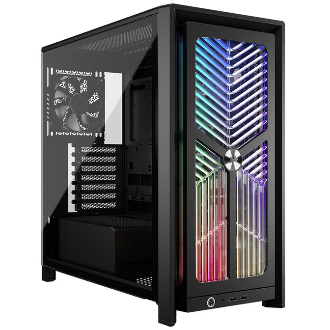 Corsair FRAME 4000X RS PC Case, Mid-Tower, E-ATX - 4x RS120 Fans, black image number 0