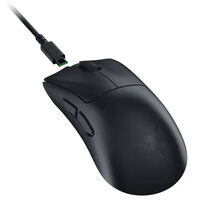 Razer DeathAdder V3 Hyperspeed Gaming Maus - mit HyperPolling Wireless Dongle, schwarz