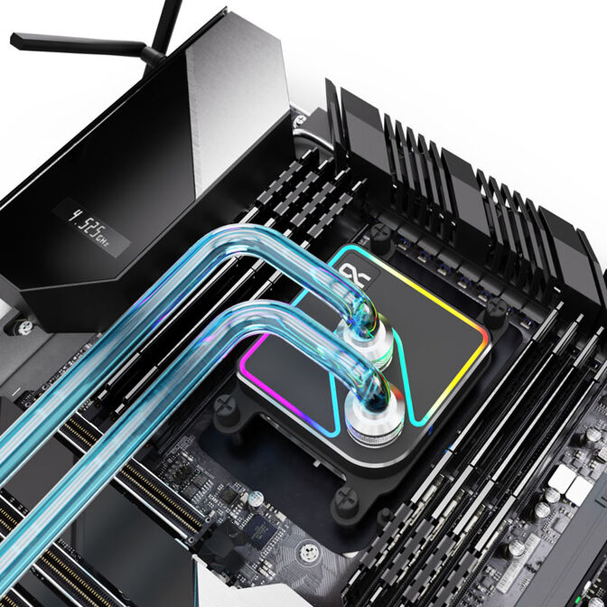 Alphacool Core 1 Aurora CPU-K&uuml;hler, ARGB - Schwarz image number 3