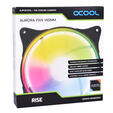 Alphacool Rise Aurora PWM-L&uuml;fter - 140mm, wei&szlig; image number null
