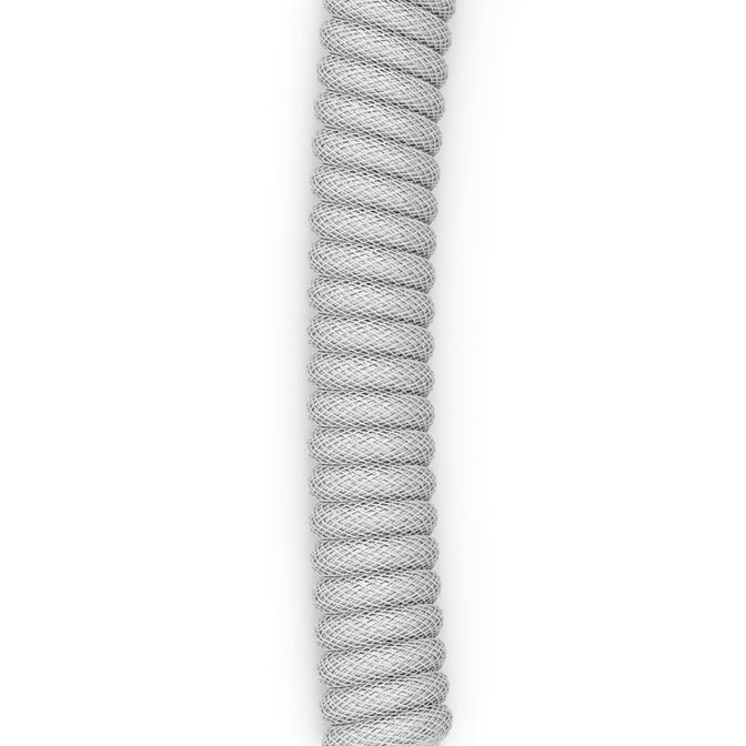 Glorious Coiled Cable Ghost White, USB-C to USB-A, 1.37m - white image number 4