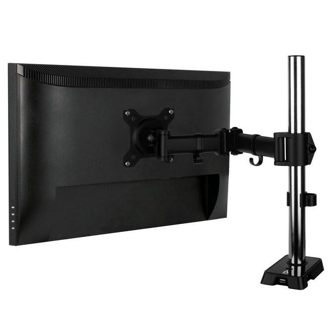 Arctic Monitorhalterung Z1 (Gen 3) mit USB 2.0 Hub - schwarz matt image number 1