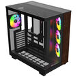Thermaltake View 380 XL WS ARGB PC Case, Mid Tower, ATX, ARGB, Tempered Glass - Black image number null
