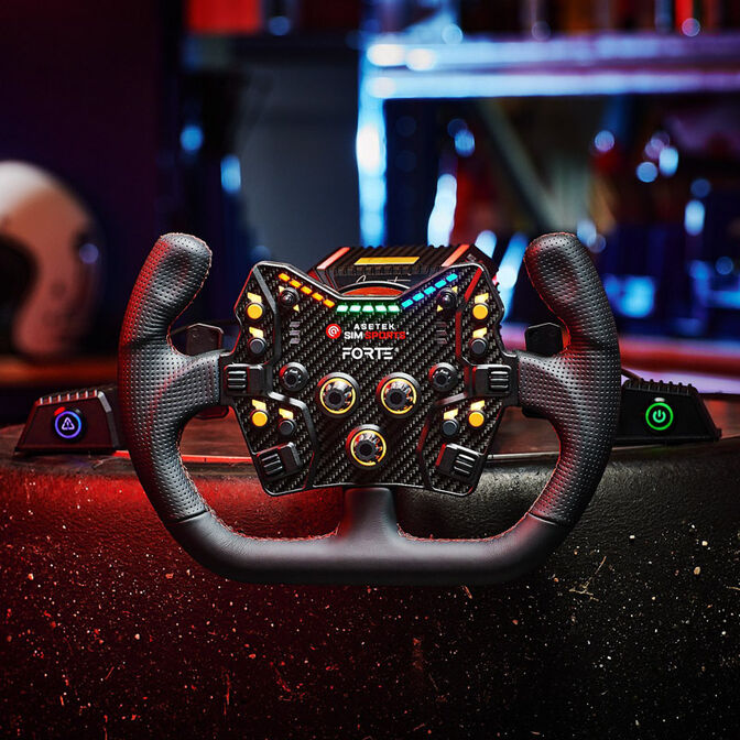 Asetek SimSports GT Rim - Open D, Leder image number 3
