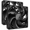 Corsair iCUE LINK RX140 Series, PWM Fan 2-Pack - 140mm, black